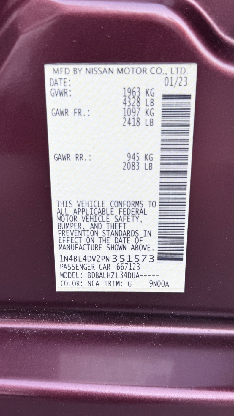 2023 Nissan Altima photo 10